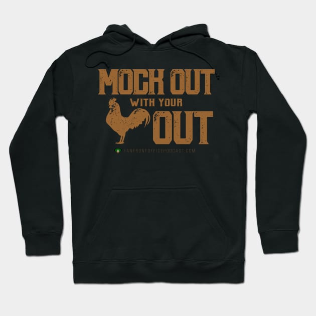 Mock Out Fantasy Draft (Brown) Hoodie by Fantasy Front Office